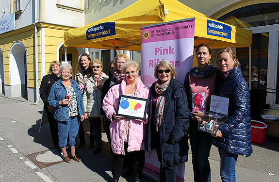Pink Ribbon Sammelaktion der ÖVP 01.10.2015